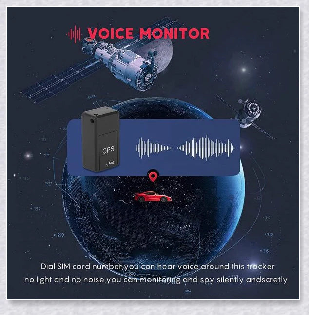 Mini magnetic car GPS tracking device with no monthly fee, perfect for monitoring vehicles, pets, and people in real-time