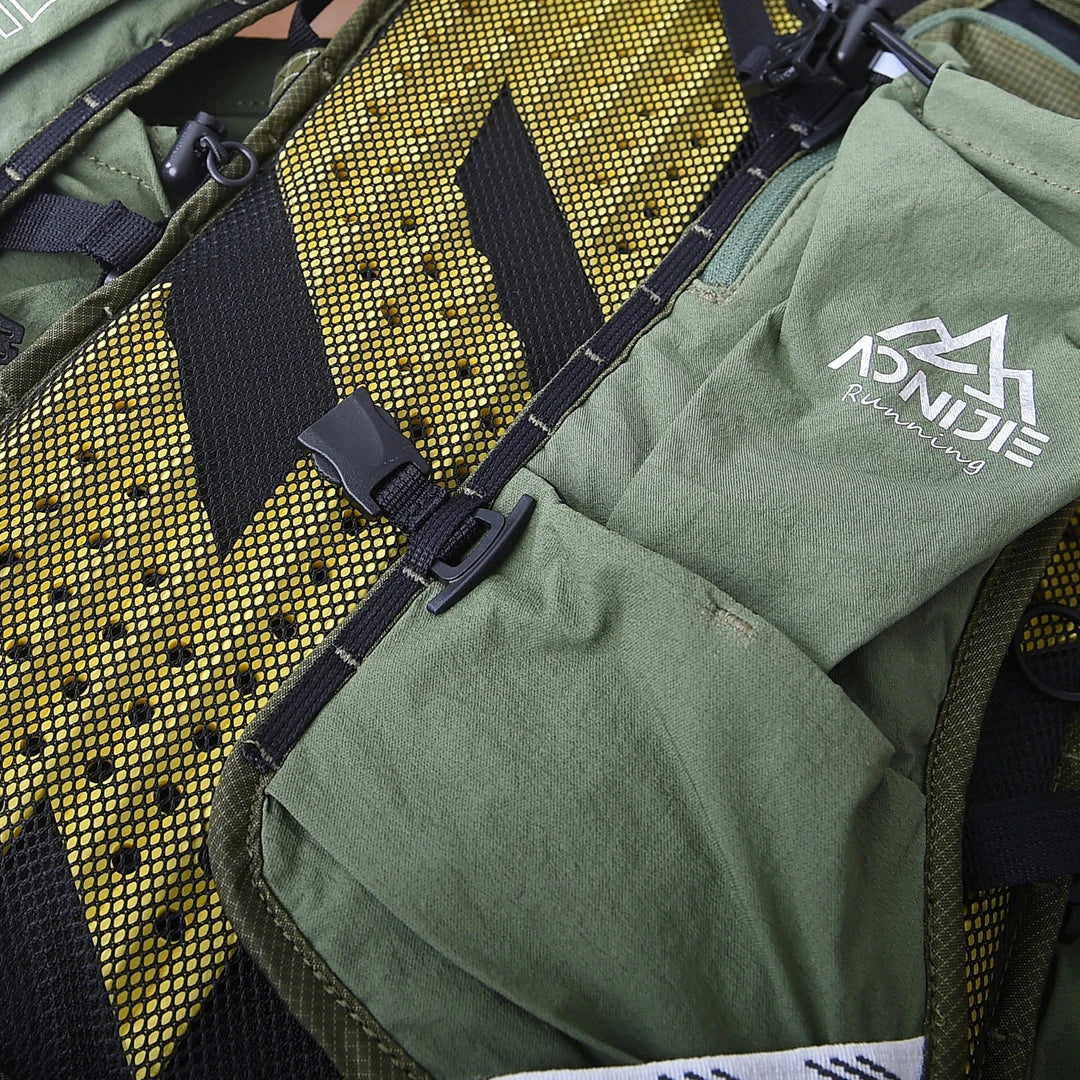 Trendha Hiking Backpack in blue colour, featuring an external frame design and multiple compartments for outdoor adventures.