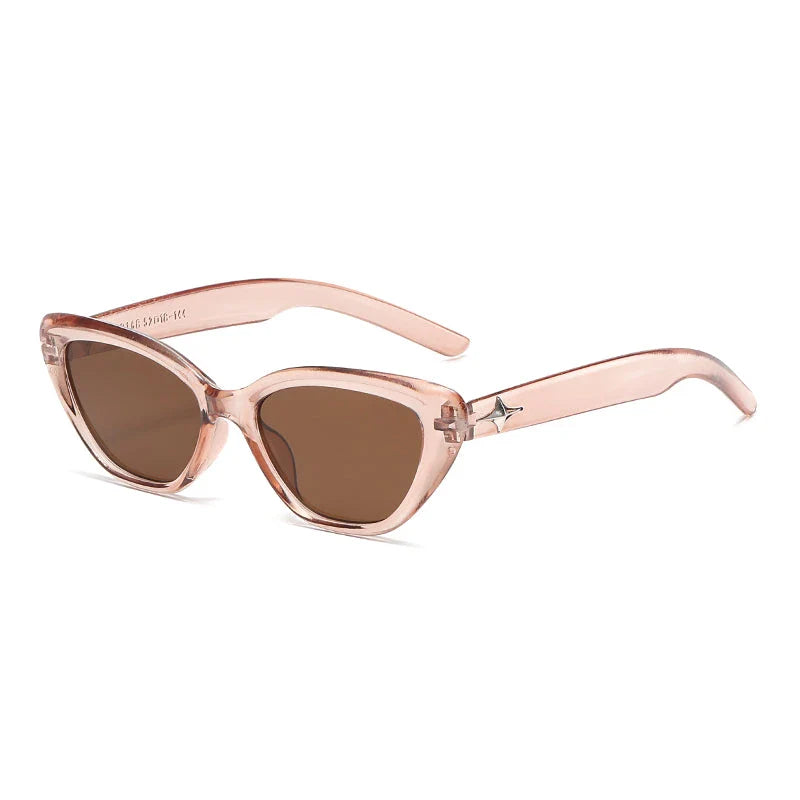 Fashion Cat Eye Sunglasses for Women with Vintage-Inspired Design and UV Protection