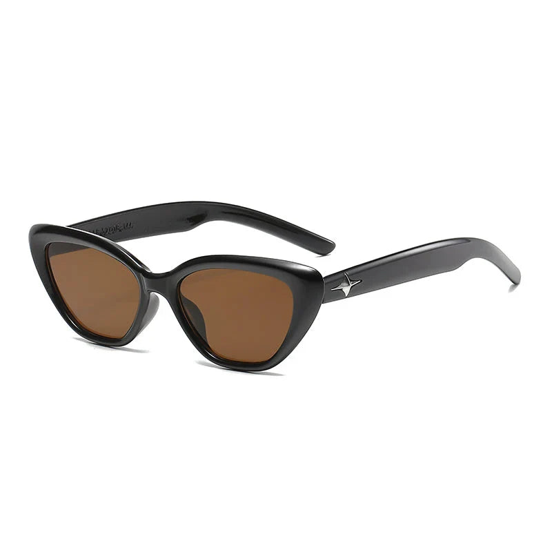 Fashion Cat Eye Sunglasses for Women with Vintage-Inspired Design and UV Protection