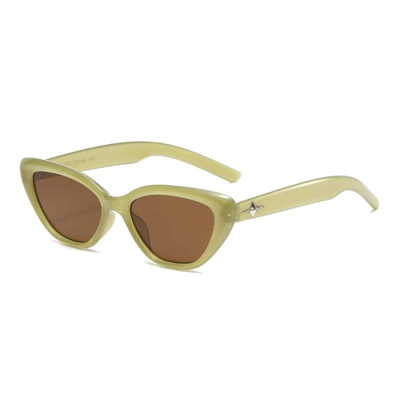 Fashion Cat Eye Sunglasses for Women with Vintage-Inspired Design and UV Protection