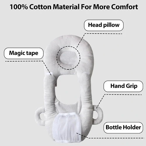 Nursing Cushion - Baby Feeding Pillow for comfortable and hands-free feeding