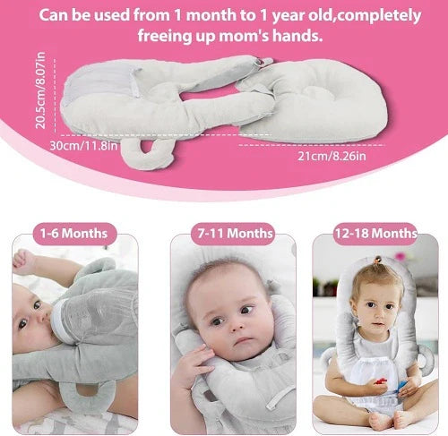 Nursing Cushion - Baby Feeding Pillow for comfortable and hands-free feeding