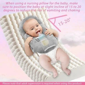 Nursing Cushion - Baby Feeding Pillow for comfortable and hands-free feeding