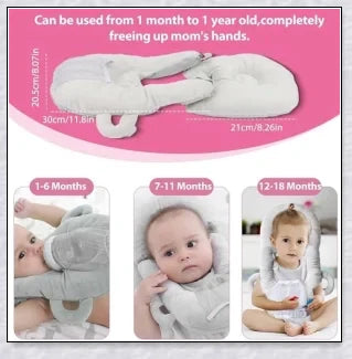 Nursing Cushion - Baby Feeding Pillow for comfortable and hands-free feeding