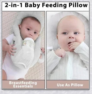Nursing Cushion - Baby Feeding Pillow for comfortable and hands-free feeding