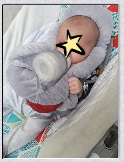 Nursing Cushion - Baby Feeding Pillow for comfortable and hands-free feeding