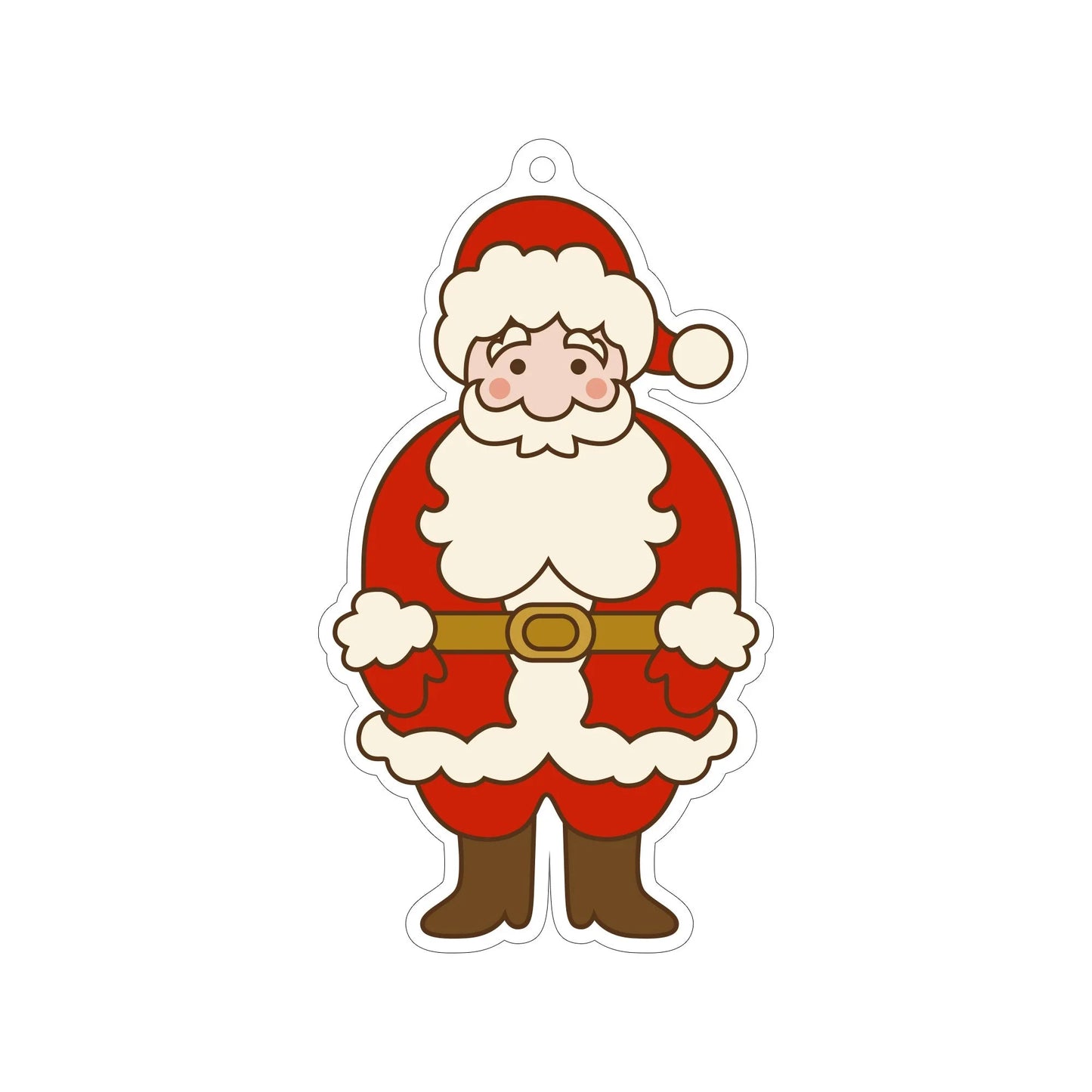 Christmas car ornament pendant in various festive designs and styles