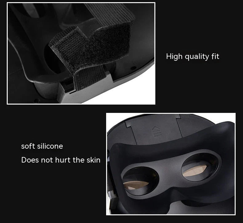 LED-powered face masks with gesture-controlled lighting effects for Halloween, parties, and other celebrations