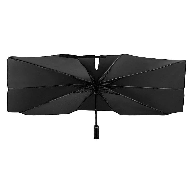 Versatile car sun shade with foldable design and powerful UV protection for windshield