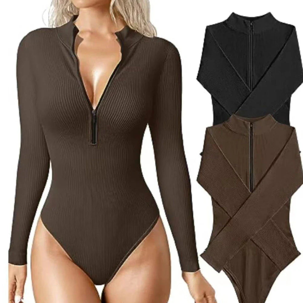 Slimming jumpsuit for women in various colors with seamless design and figure-flattering fit