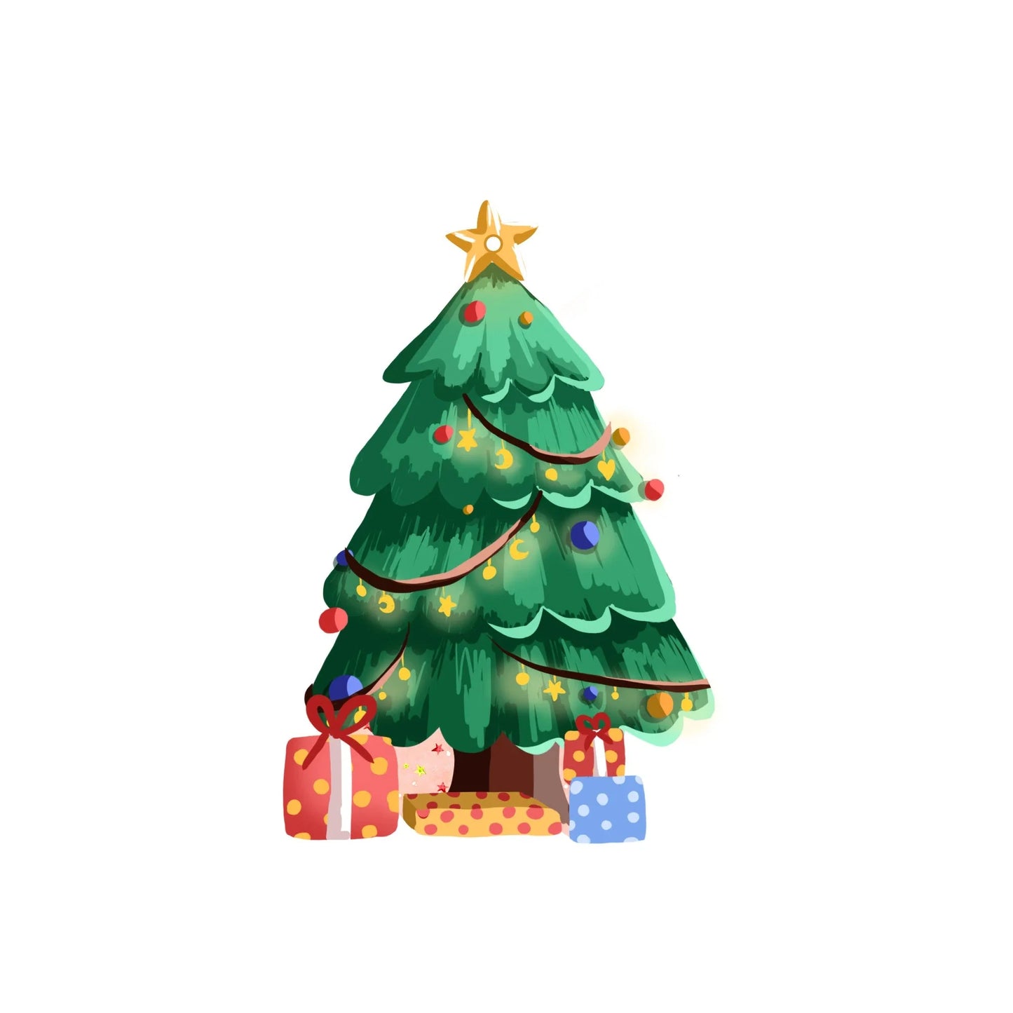 Christmas car ornament pendant in various festive designs and styles