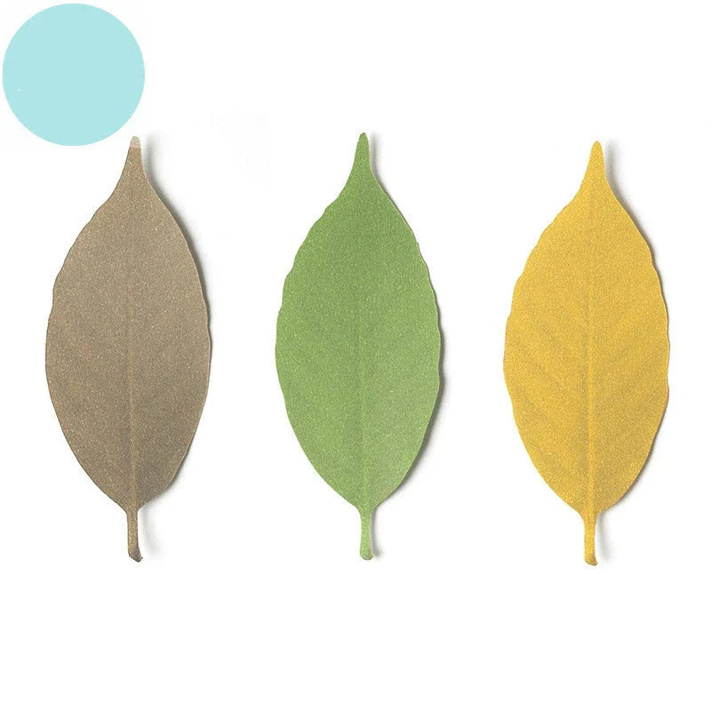 Colour-changing leaf thermometer with paper leaves that shift through autumn hues, used as a bookmark or decorative home accessory