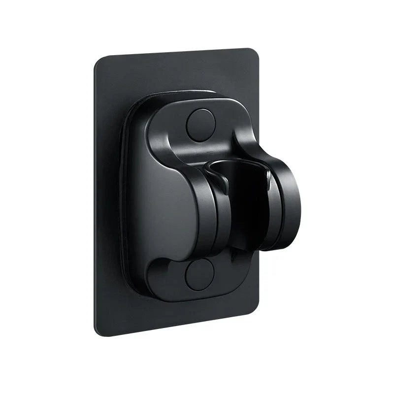 Premium 5-speed pressurized shower head with large water output, ABS construction, and modern minimalist design