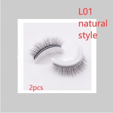 Glamorous 3D mink-inspired false eyelashes in various styles and packaging