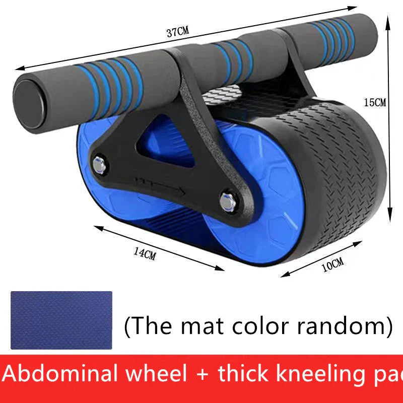 Premium dual-wheel abdominal roller for effective core strengthening exercises