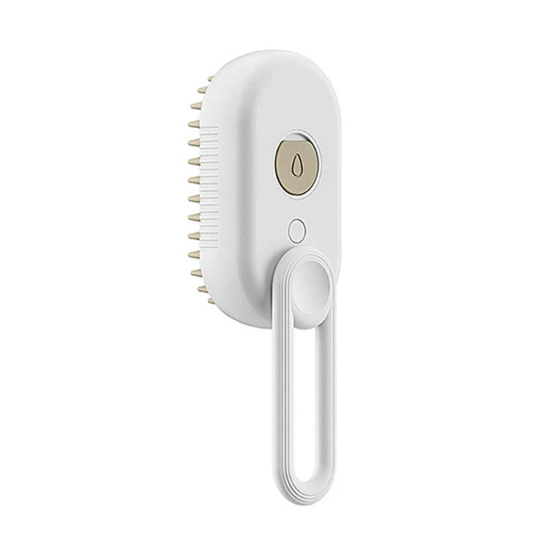 Premium 3-in-1 Pet Grooming Brush with Gentle Steam Spray, Massaging Comb, and Hair Removal Function for Cats and Dogs