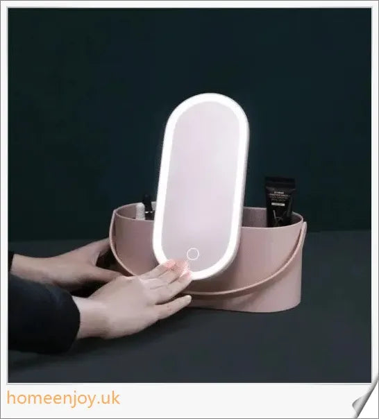 Beautybox - Portable Makeup Case with LED Mirror for Flawless Makeup Application on the Go