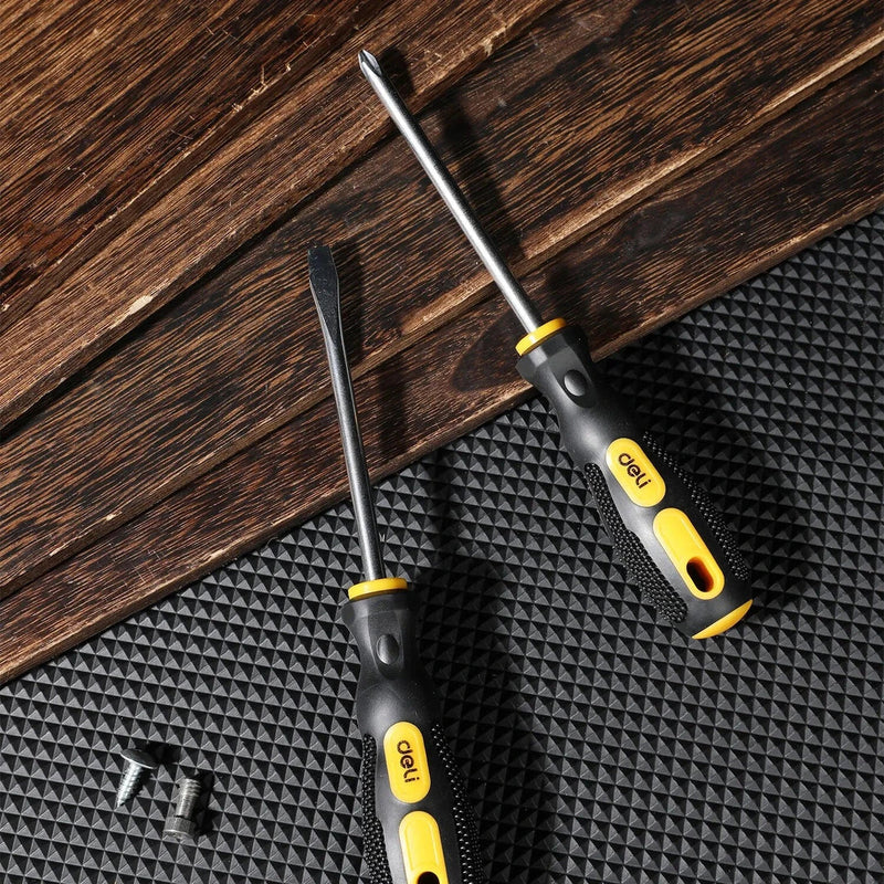 Homeenjoy_UK Magnetic Flat Head and Cross Screwdriver Set