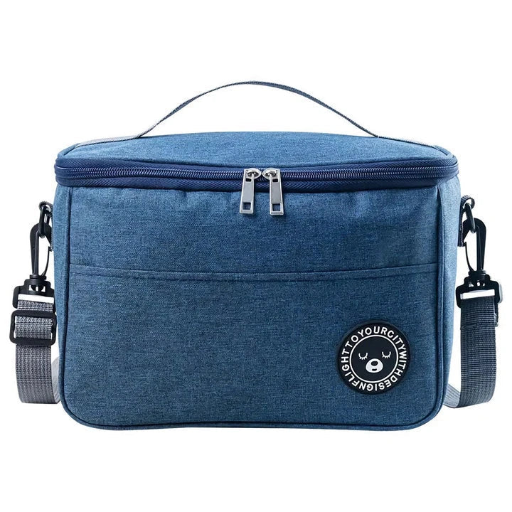 Portable Thermal Lunch Bag made of high-quality cationic oxford cloth, designed to keep food and drinks at the perfect temperature for hours