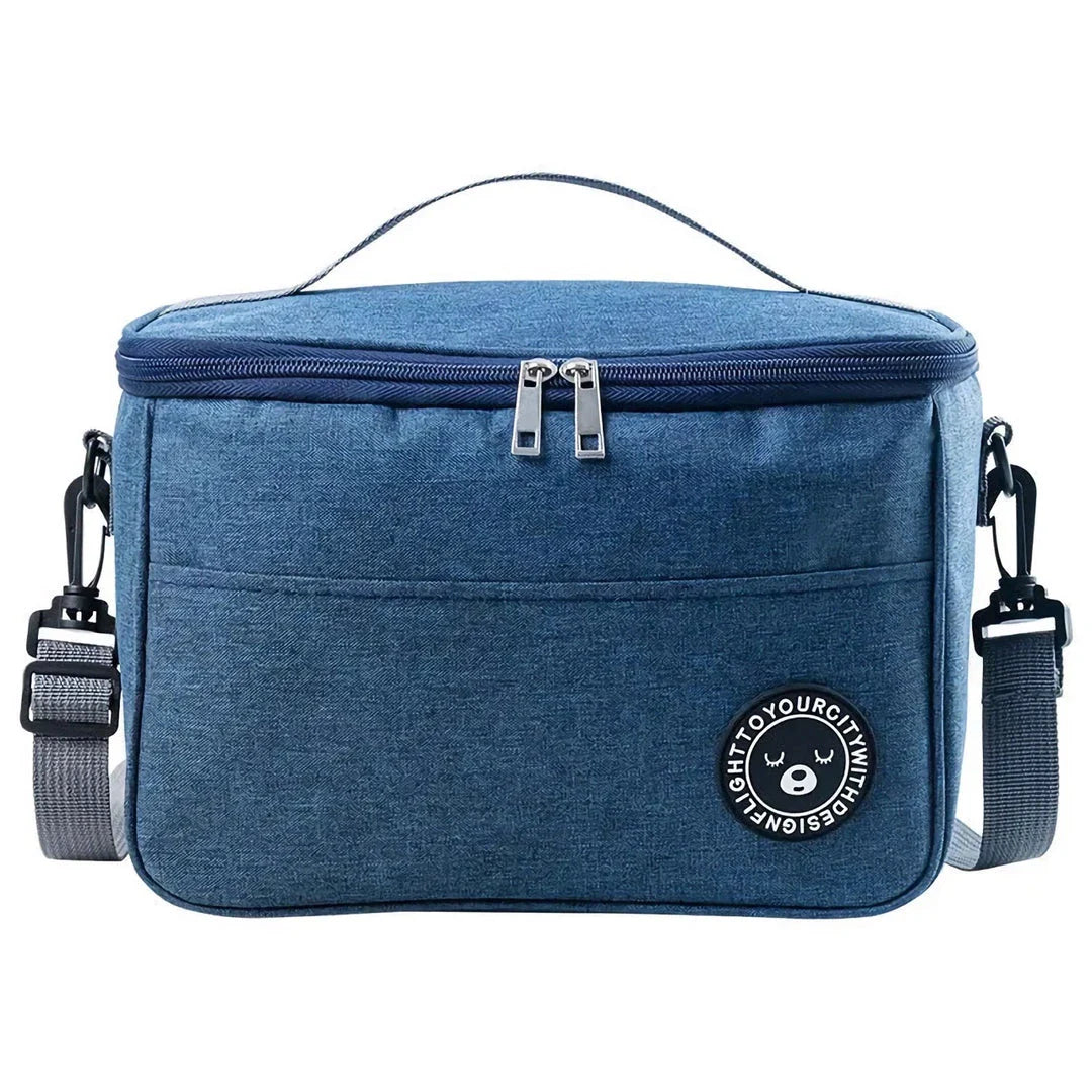 Portable Thermal Lunch Bag made of high-quality cationic oxford cloth, designed to keep food and drinks at the perfect temperature for hours