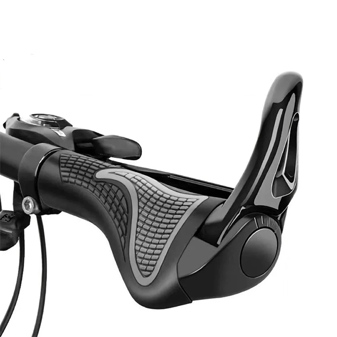 Mountain Bike Sheep Horn Grips - Stylish and Comfortable Handlebars for Off-Road Cycling