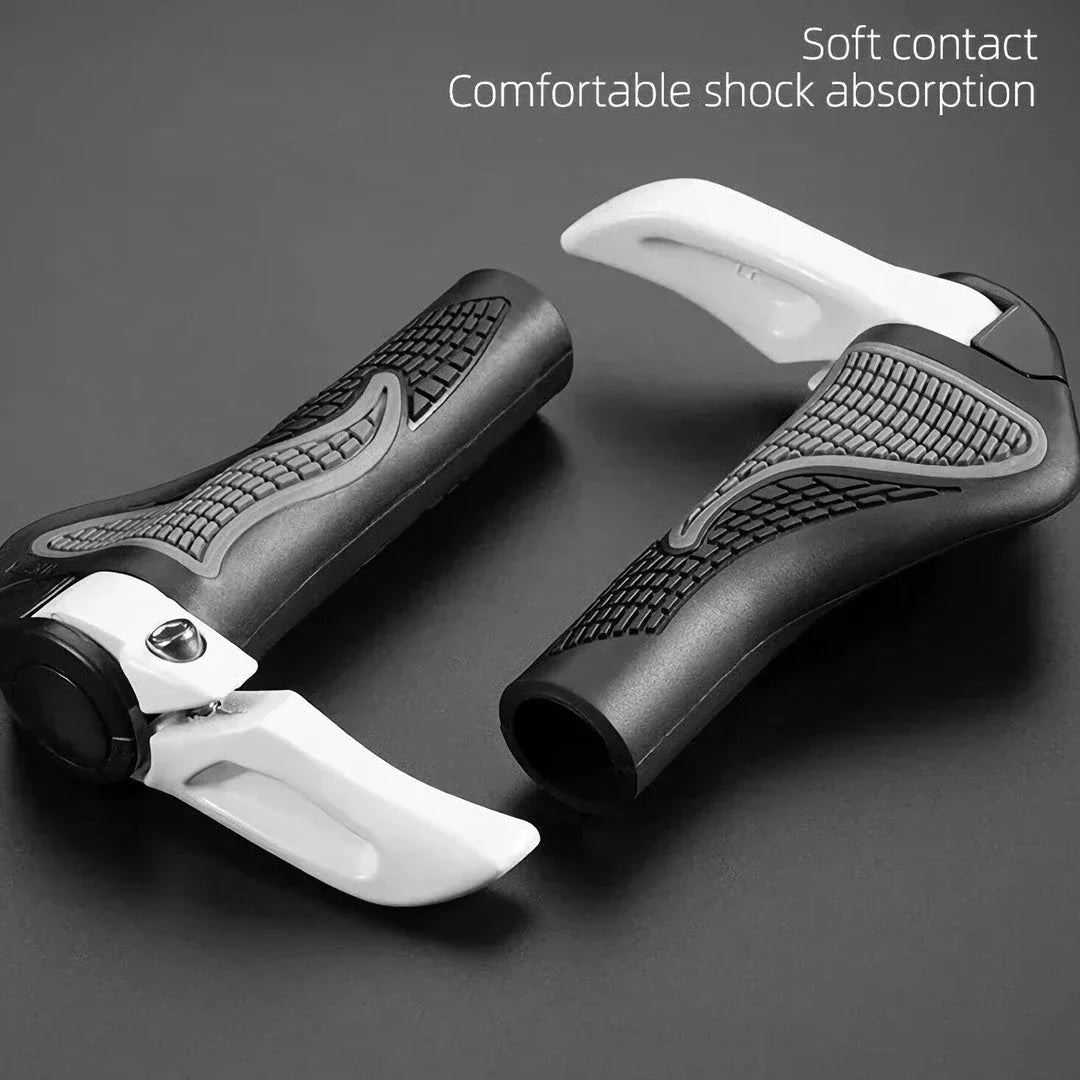 Mountain Bike Sheep Horn Grips - Stylish and Comfortable Handlebars for Off-Road Cycling