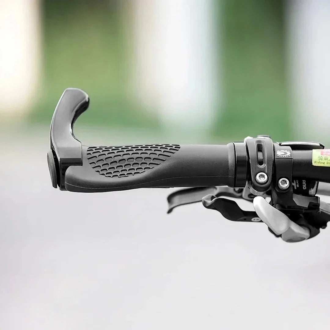 Mountain Bike Sheep Horn Grips - Stylish and Comfortable Handlebars for Off-Road Cycling