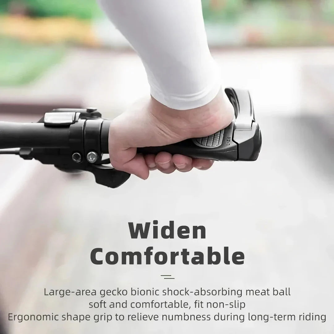 Mountain Bike Sheep Horn Grips - Stylish and Comfortable Handlebars for Off-Road Cycling