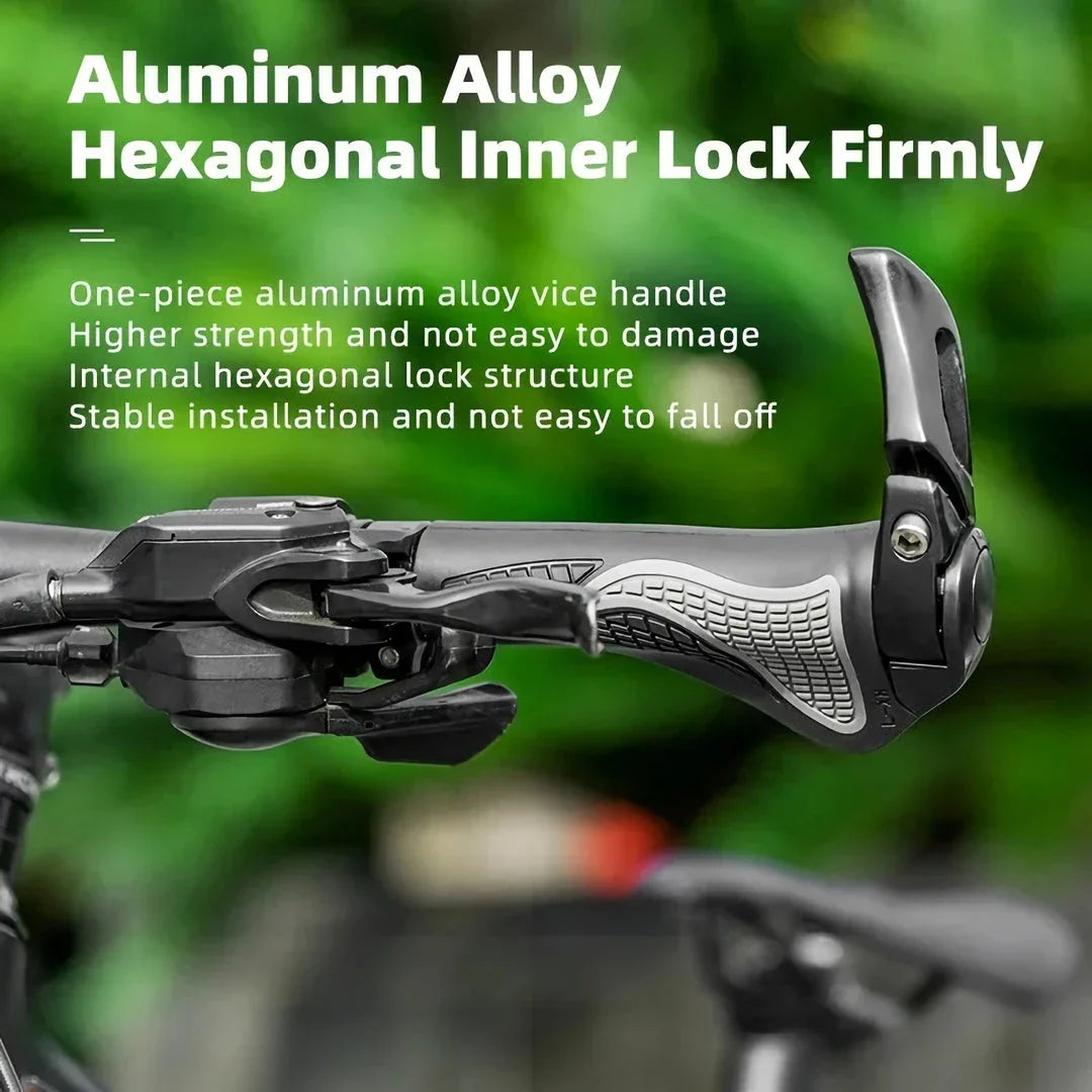 Mountain Bike Sheep Horn Grips - Stylish and Comfortable Handlebars for Off-Road Cycling