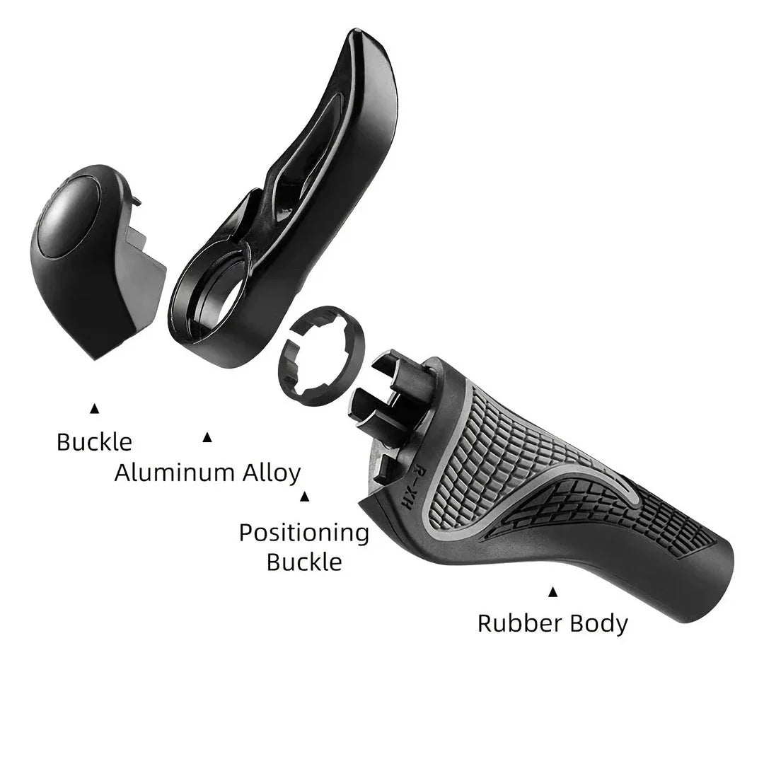 Mountain Bike Sheep Horn Grips - Stylish and Comfortable Handlebars for Off-Road Cycling