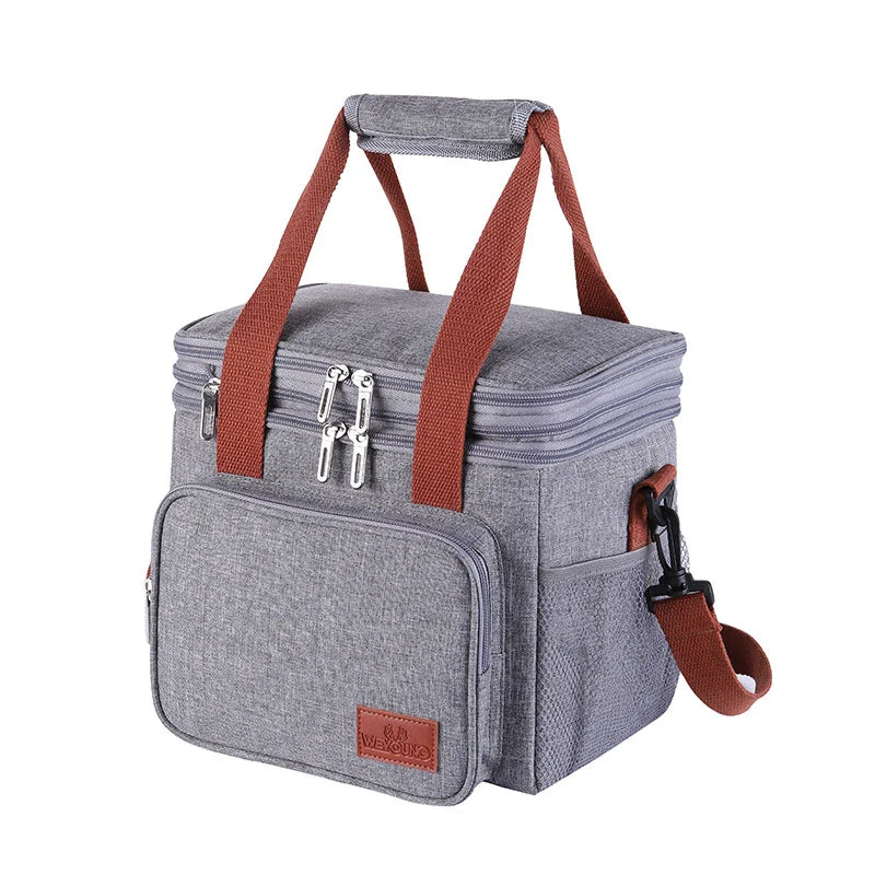 Outdoor Picnic Double Insulated Bento Bag with stylish design and premium insulation for keeping food and drinks at the perfect temperature