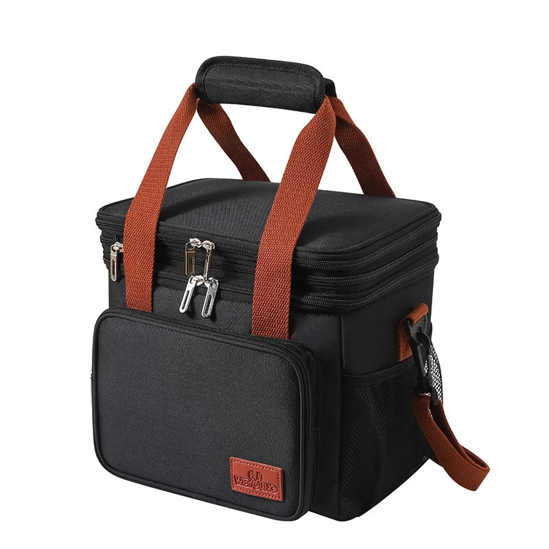 Outdoor Picnic Double Insulated Bento Bag with stylish design and premium insulation for keeping food and drinks at the perfect temperature