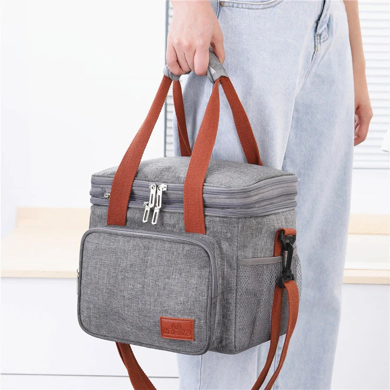 Homeenjoy_UK Outdoor Picnic Double Insulated Bento Bag