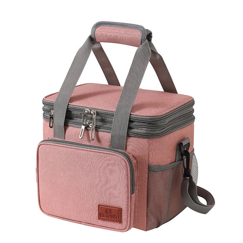Outdoor Picnic Double Insulated Bento Bag with stylish design and premium insulation for keeping food and drinks at the perfect temperature