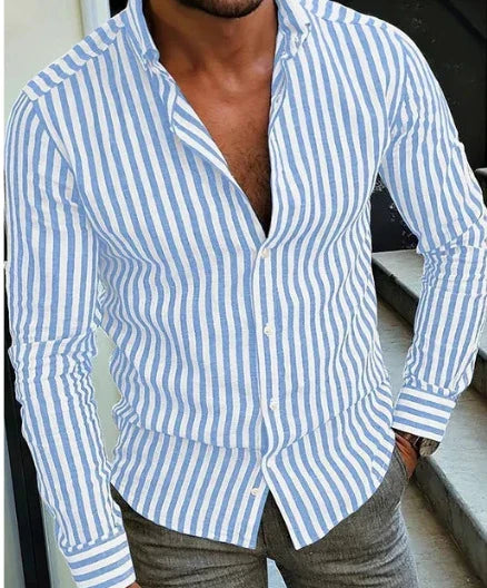 Homeenjoy_UK Casual Autumn New Long Sleeve Shirt for Men