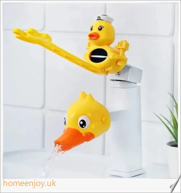 Colourful Children's Ducks Faucet Extender with Smooth Surface and Single-Handle Control
