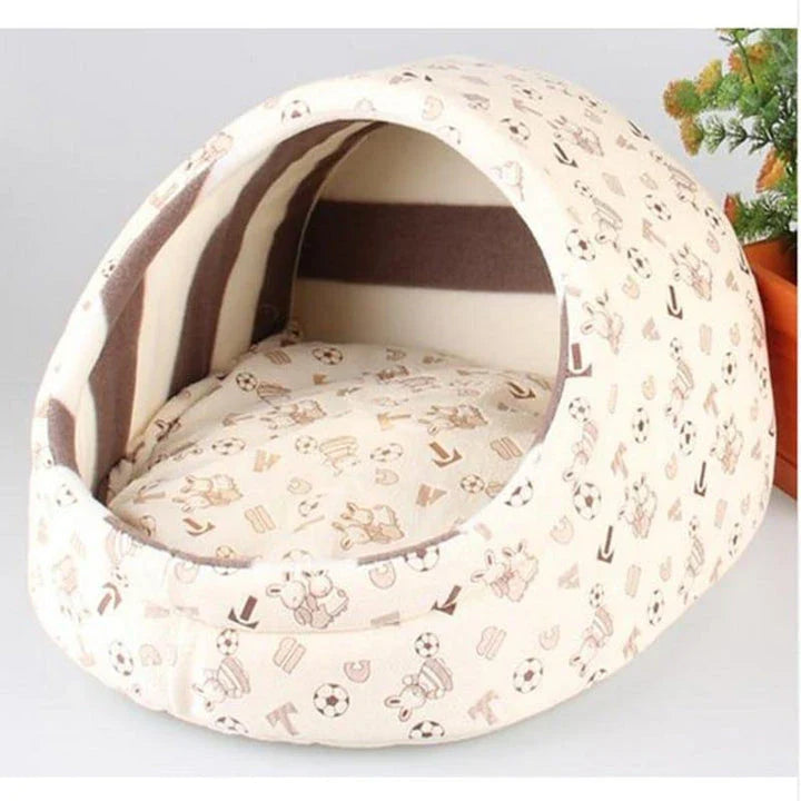 Cosy, washable dog kennel in various sizes and colours, providing a comfortable and durable retreat for pet owners