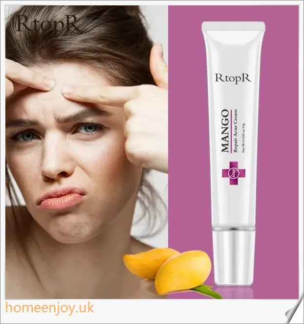 Acne Treatment Face Cream infused with mango extract to moisturise, brighten, and control oil for a flawless, radiant complexion