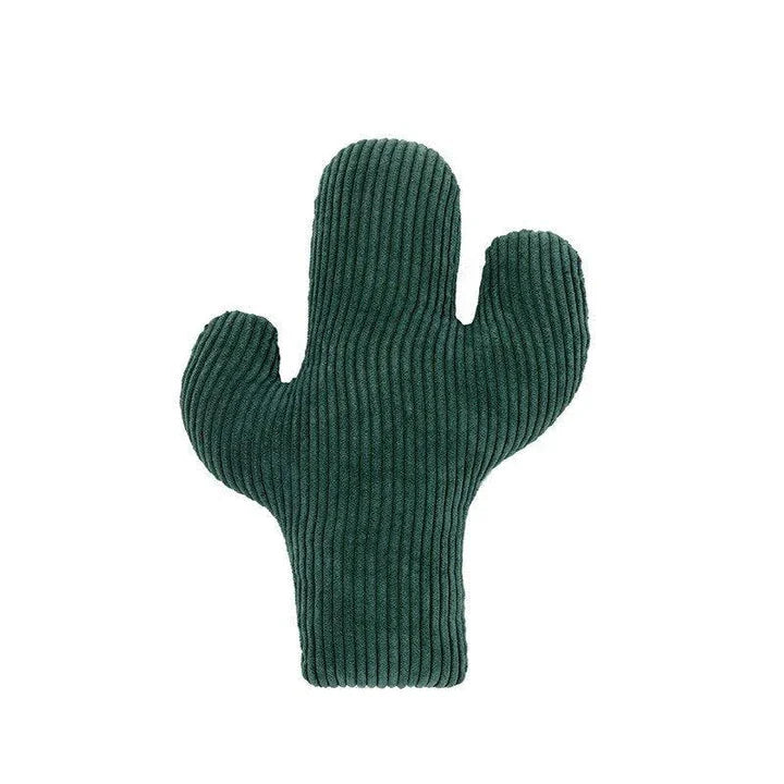 A plush cat toy in the shape of a cactus, infused with catnip to captivate your feline friend's senses and encourage natural play instincts.