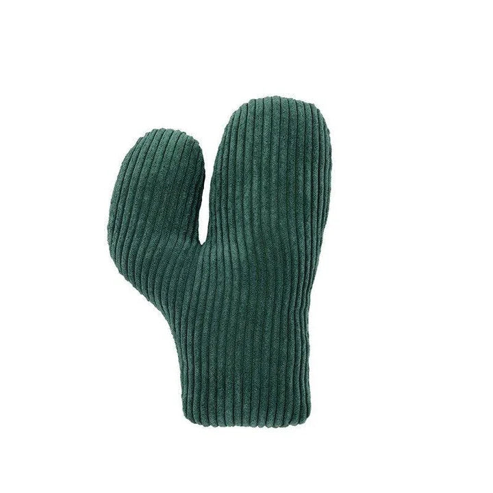 A plush cat toy in the shape of a cactus, infused with catnip to captivate your feline friend's senses and encourage natural play instincts.