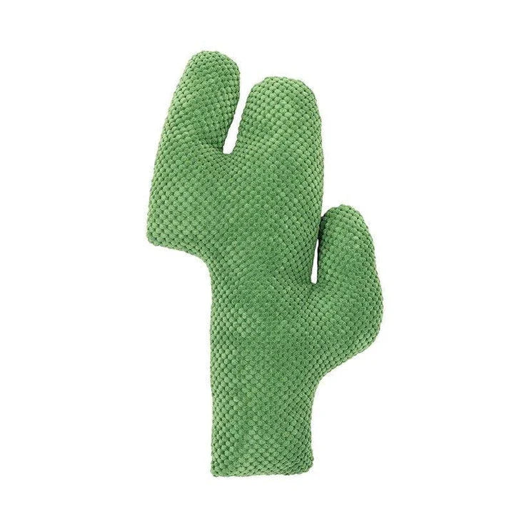 A plush cat toy in the shape of a cactus, infused with catnip to captivate your feline friend's senses and encourage natural play instincts.