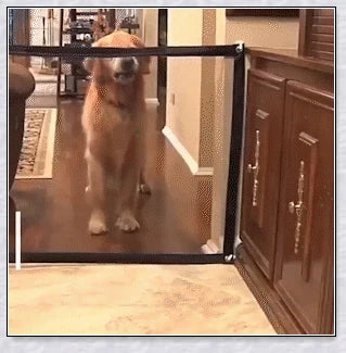 Petsjoy360 Dog Pet Or Baby Safety Gate Mesh Fence - Versatile indoor barrier net to protect your home, stairs, kitchen, and bathroom