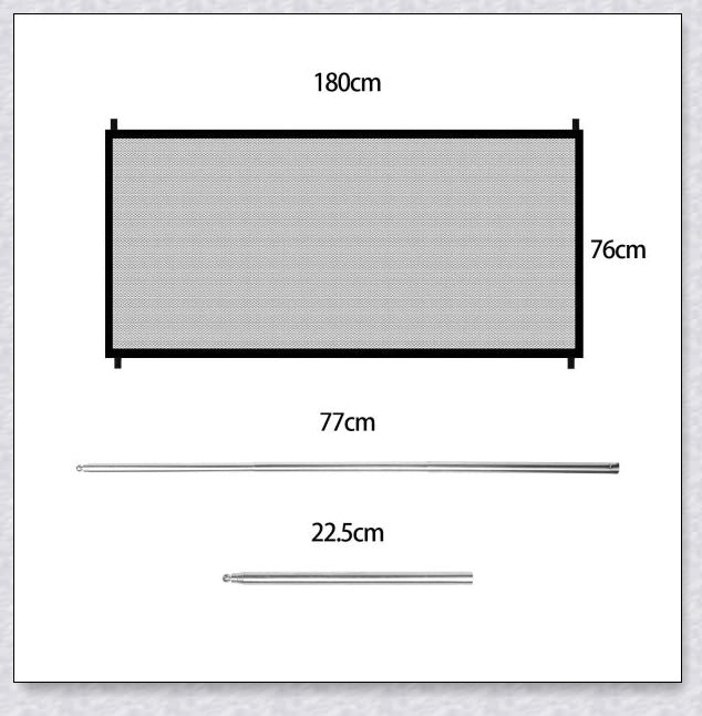 Petsjoy360 Dog Pet Or Baby Safety Gate Mesh Fence - Versatile indoor barrier net to protect your home, stairs, kitchen, and bathroom