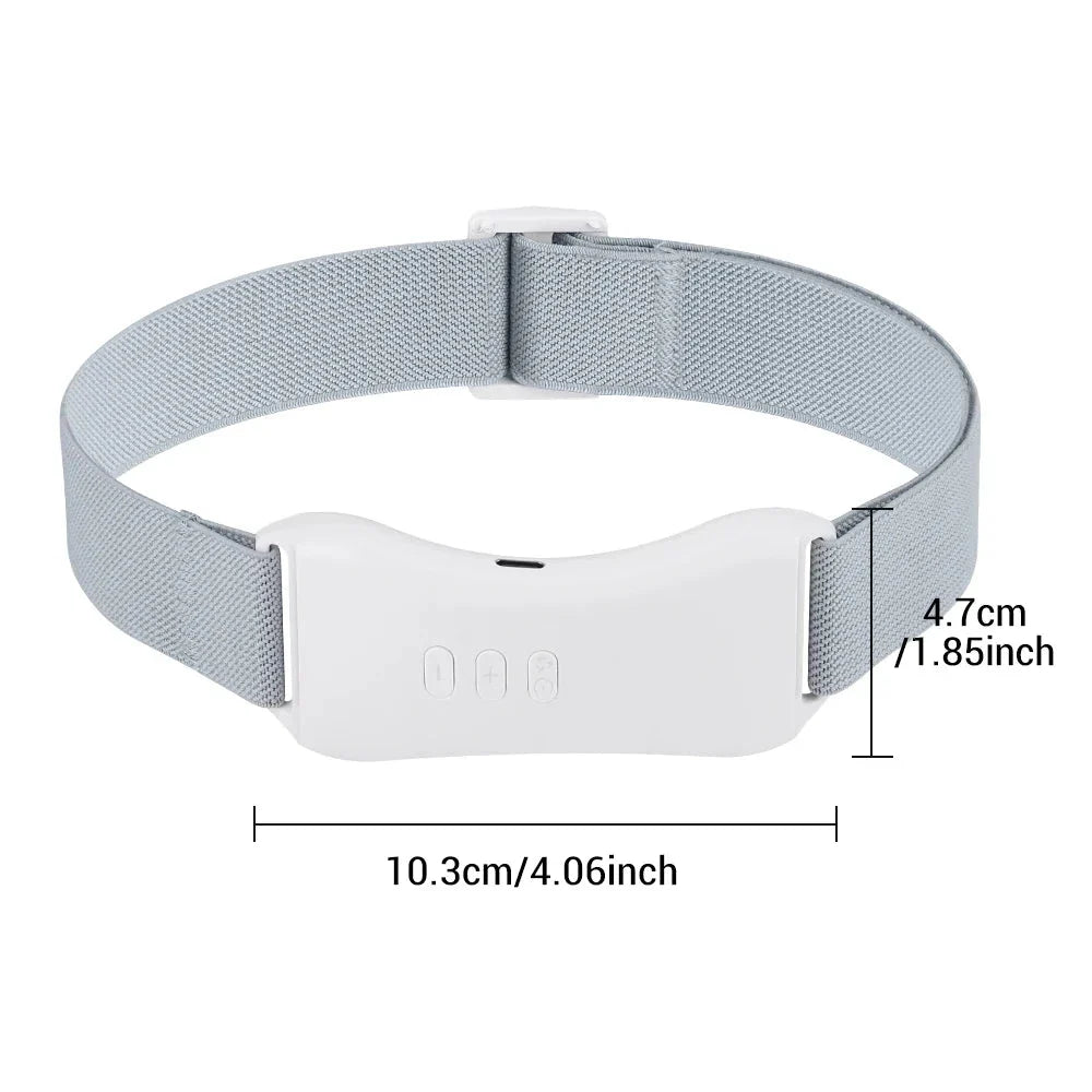 EMS microcurrent pulse double chin reducer and v face lifting massager belt for skin tightening and facial contouring