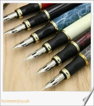 Executive Flexible Nib Fountain Pen with calligraphic strokes and elegant design