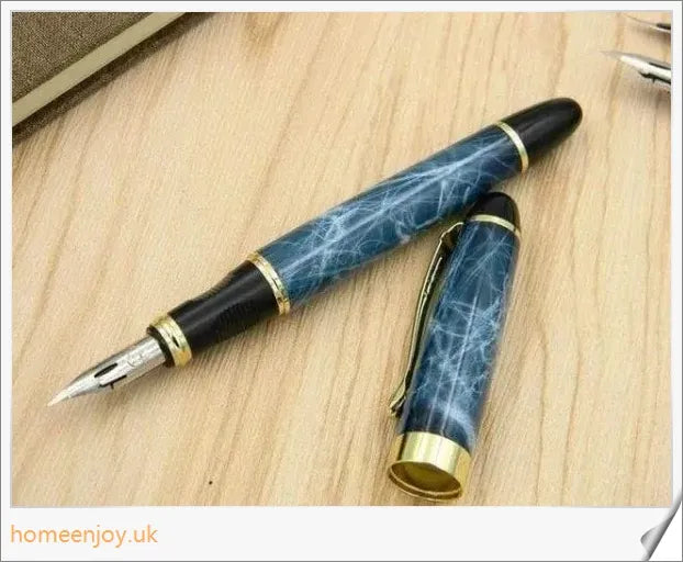 Executive Flexible Nib Fountain Pen with calligraphic strokes and elegant design