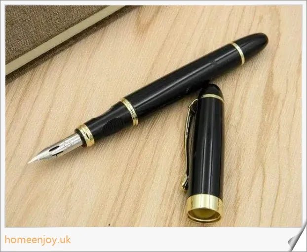 Executive Flexible Nib Fountain Pen with calligraphic strokes and elegant design