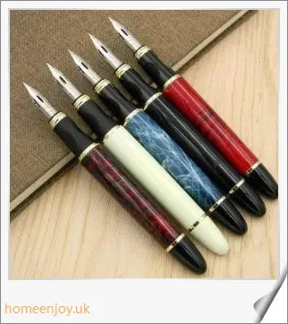 Executive Flexible Nib Fountain Pen with calligraphic strokes and elegant design
