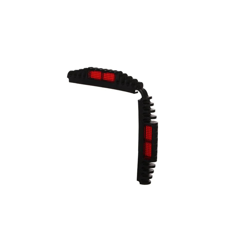 Reflective car door guards with ridged texture, providing protection against dings and dents